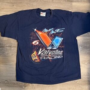Vintage Mark Martin 6 Valvoline Racing NASCAR T Shirt XL